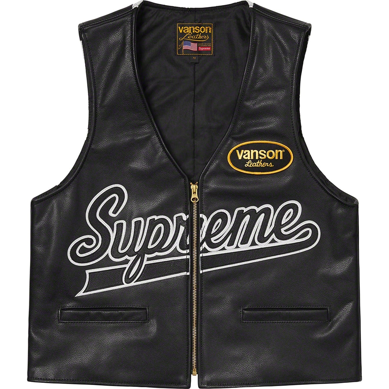 Supreme®/Vanson Leathers® Spider Web Vest view 10